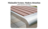 Slatted Metal Frame Bench Weather Resistant Outdoor Furniture sturdyDuty Public Seating for Green Space Visitors, Pedestrians, Gardens, Backyard