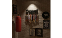 Great Gift Taekwondo Medal Hanger Easy to Install Combat Arts Medal Display Heavy Duty Iron Awards Display Rack Cut for Athletes, Kids, Gym, Bedroom, Living Room