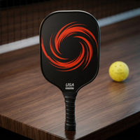 16mm Pickleball Paddle with Fiberglass Face Textured Grip Pickleball Paddle with Honeycomb Core Lightweight Racket Long-Lasting for Beginners, Training