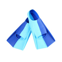 Short Swim Fins Open-Heel Silicone Swim Fins Comfortable Hydrodynamic for Swimmers, Pool Workouts, Lap Swimming