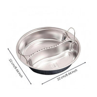 Stainless Steel Divided Steamers Tray Heat Resistant Perforated Steaming Basket Dishwasher Stainless Steel Steamer Plate