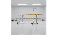 Two-Tier Dumbbell Rack Stable Dumbbell Rack with Cradles Double-Layer Freestanding for Fitness Enthusiasts, Athletes, Home Gym