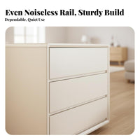 Modern Minimalist Design 6-Drawer Lowboy Dresser Versatile Placement 6-Drawer Double Dresser Multi-Purpose Chest of Drawers Sturdy Construction for Families, Homeowners, Apartment Dwellers, Bedroom, Living Room, Hallway, Closet