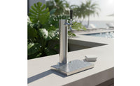 Stainless Steel Beverage Dispenser Unit Polished Metal Beverage Dispenser Unit Perforated