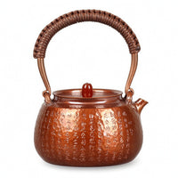 Copper Kettle Compact Tea Kettle Artisanal Vessel for Collectors