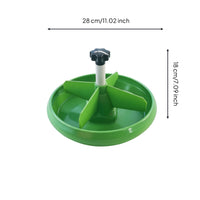 Piglet Feed Trough Hanging Round Piglet Feeder Baby Pig Feeder Divided Plastic for Piglets, Farrowing Crates, Farms
