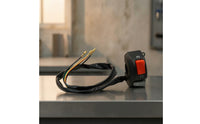 Wired Motorcycle Handlebar Switch Compact Motorcycle Switch Assembly Slim Wear-Resistant for DIY Mechanics