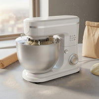 Multi Function Electric Stand Mixer Splash Guard Planetary Mixer Stainless Steel Bowl Kitchen Appliance Heavy Duty for Home Bakers, Caterers, Bakery, Restaurant