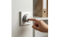 Cabinet Door Lock Push-Button Latch Black-Bodied Push Button Latch