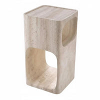 C-Shaped Storage Table Minimalist Aesthetic Household Furniture for Small Spaces