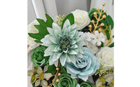 Faux Flower Arrangement Layered Artificial Flower Box Set Decorative Artificial Flowers with for Centerpieces