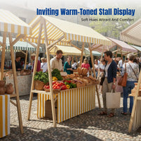 Market Stall Cover, Display Stand Cloth, Promotional Tablecloth, Foldable, Random Color, Surface Decoration