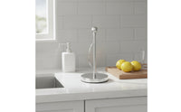 Countertop Paper Towel Holder Rust-Proof Paper Towel Holder with Weighted Base Modern Portable for Kitchen