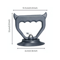 Handle with Horn shapeShaped Handle Car Dint Repair Suction Cup Metal Connector Suction Cup Dint Lifter Smooth Finish Hand Pull for Lifting Tasks