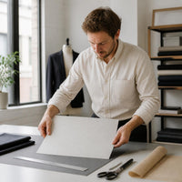 Full-Open Grey-Backed White Cardboard for Garment Pattern Making and Shirt Lining