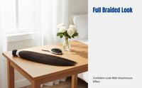 Low Temp Flame Retardant Braiding Hair, Soft Synthetic Ponytail, Multi-Color, Easy Style