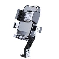 360 Degree Rotating Motorcycle Phone Mount Quick-Release Motorcycle Phone Holder One-Handed Shock-Absorbing for Motorcyclists, Delivery Riders, Rough Roads