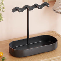 Creative Desktop Storage Box with Key Holder, Perfume Rack, and Organizer