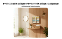 Wall-Mounted Key Cabinet Color-Coded Tags Wall-Mounted Key Organizer Space-Saving Design Lockable Container for Hotel Warehouse, School, Garage