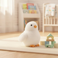 Yellow Chick Stuffed Toy Downy Chick Stuffed Toy Cute Cuddly for Children, Nursery, Shelf