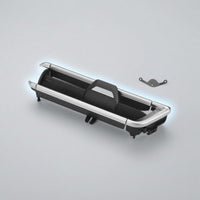 Interior Vent Assembly Black Front Center Air Vent Horizontal Rectangular Vehicle Component