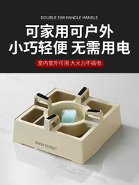 加厚铝合金酒精炉小火锅固体酒精锅干锅炉底座商用酒精炉家用饭店