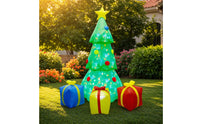 Lighted Inflatable Christmas Tree Outdoor Christmas Inflatable Tree Tall Yard Decoration Giant for Lawn, Porch