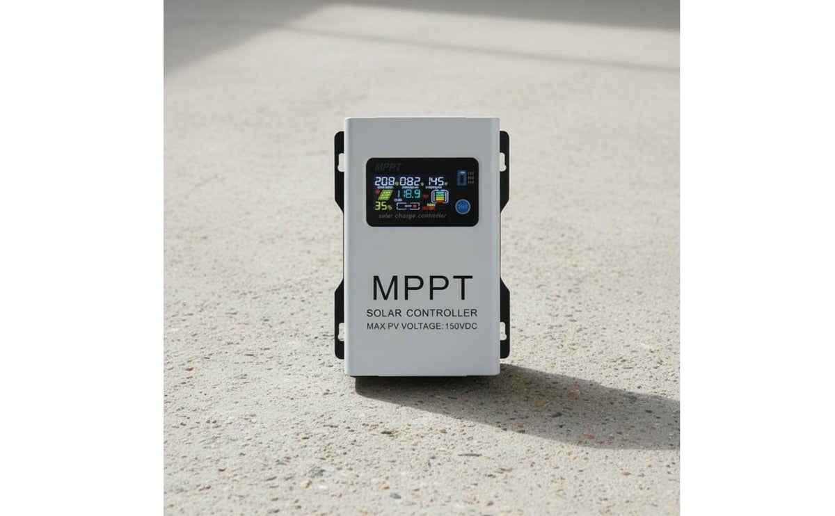 MPPT Solar Charge Controller with LCD Display, 12V-96V Battery, 0-450V Input, 30A-200A