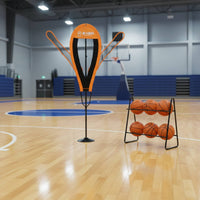Raised Arm Guarding Mannequin Lightweight Hands up Opponent Weighted Base Basketball Opponent Figure for Kids, Gym