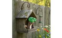 Dinosaur Squirrel Feeder Decorative Hanging Squirrel Feeder Sculpted for Garden