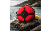 Scuba Diving Surface Buoys Mesh Pocket Backpack Style Buoys Red Exterior Water Sports Gear