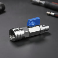 Ball Control Fitting with Lever Handle Compact Inline Ball Control Fitting Manual for Plumbers, Pressure Washer, Spray Line, Workshop