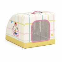 Pet Cooling House Covered Cat Cooling House Semi-Round for Small Pets