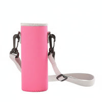 Bottle Carrier Adjustable Shoulder Strap Thermal Insulation Sleeve for Cycling
