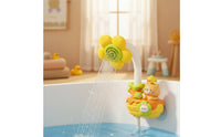 Button-Operated Electric Bath Toy with Hose Flexible Water Sprayer for Toddlers, Babies, Kids