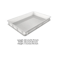 Rectangular Proofing Box with Lid Food-Grade Yeast Box with Lid Translucent Yeast Proofing Container Lidded for Bakers, Bakery, Kitchen