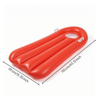 Swimming Buoyant Aid Board with Handles Lightweight Inflatable Kickboard with Handles Easy-to-Carry Beginner-Friendly