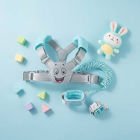 Adjustable Straps Child Safety Harness Leash Steel Wire Reinforced Anti Lost Wrist Link Breathable Cushion Toddler Walking Harness Luminous for Toddlers, Kids, Babies, Crowded Places, Shopping, Traveling