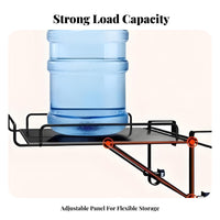 Space Saving C-Shaped Rolling Table Mobile Design Household Furniture with Storage Shelf Minimalist and design for Apartment Dwellers, Students, Home Workers, Bedroom, Small areas, Dorm Room