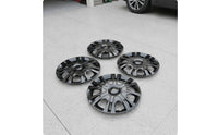 4 Pieces 14-Inch Wheel Cover Easy to Install Multi-Spoke Hubcap OEM Replacement Hub Caps for Steel Wheels