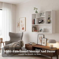 configurable Storage Cube Multi-Functional wall-mounted Shelf Combinable Design for Students