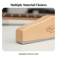 Ergonomic Design Guitar Fret Leveling File Long-Lasting Construction Guitar Fret Sanding Block Anti-Rust for Guitarists, Repair Shop
