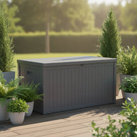 Storage Box with Gas Struts Weather-Resistant Patio Storage Box Large for Homeowners, Gardeners, Garden, Terrace