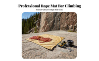 Abrasion Resistant Rock Climbing Rope Pad Thickened Design Mountaineering Rope Mat Long-Lasting Climbing Gear Organizer Mat Heavy-Duty for Mountaineers, High-Altitude Workers, Rescue Teams, Caving, Outdoor Activities
