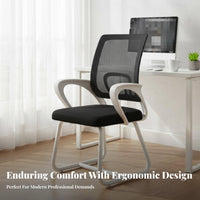 Ergonomic Highspine-Support Chair Height Adjustable Office Furniture Soft Padded Seat Assist for Students, Dormitory, Bedroom