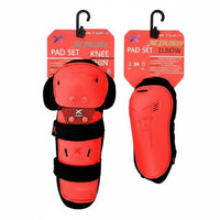 4 Pieces Shock-Absorbing Kids Knee and Elbow Pads Set Wear-Resistant Kids Safeguarding Gear Set Multi-Sport Protection for Boys