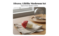 Realistic Toadstool Model Exquisite Details Simulation Toadstool Ornament