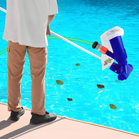 Non-Electric Handheld Pool Vacuum with Mesh Bag Easy to Use Handheld Pool Vacuum Convenient Underwater Cleaner Efficient for Swimming Pools