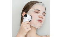 Button Control Handheld Facial Massager Lightweight Rechargeable Face Massager ABS Plastic Type-C Facial Beauty Device Compact