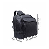 Padded Accordion Bag Portable Instrument Carrier Wear Resistant Music Gear Oxford Cloth for Musicians